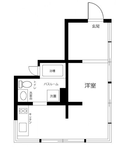Mon-naka Apartment Terrace 間取り