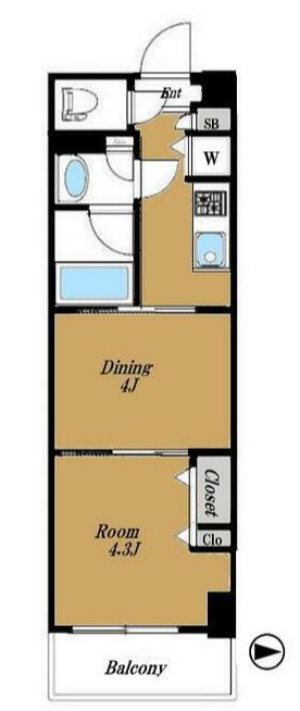 グランド・ガーラ大島 間取り