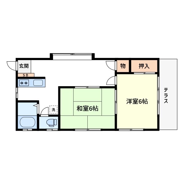 第一コーポナヅカ 間取り