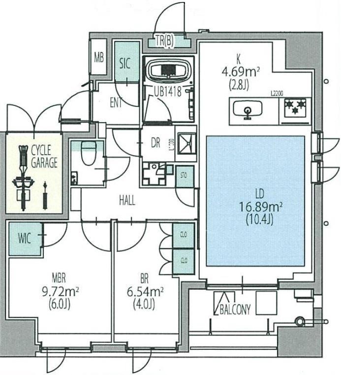 オーパスレジデンス日本橋イースト 間取り