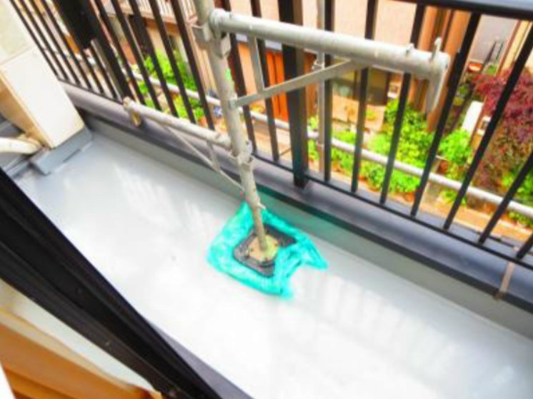 エヌユービル ベランダ