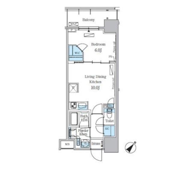 パークアクシス東日本橋ステーションゲート 間取り