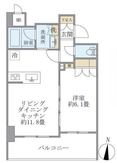 レクシード両国駅前 間取り図
