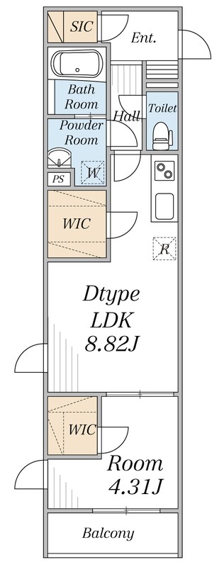 リブリ・曳舟Ⅱ 間取り