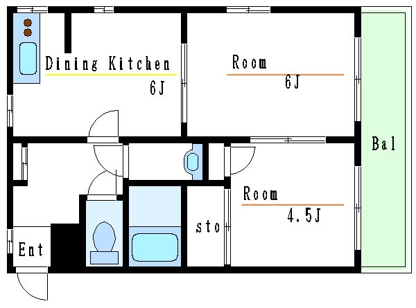 行平コーポラス 間取り