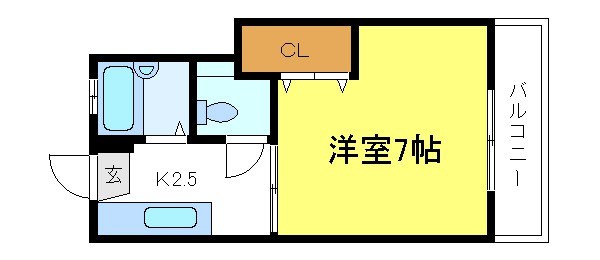 関口マンション  間取り図