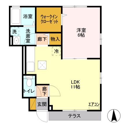 ブランマンジェ 間取り図