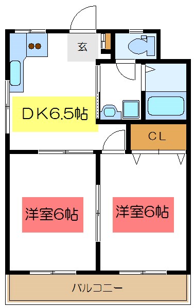 菅原橋スカイマンション 間取り