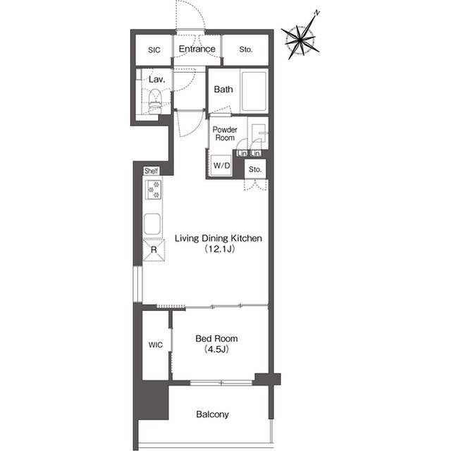 ミリアレジデンス日本橋人形町 間取り