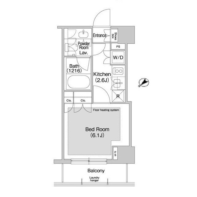 コンフォリア日本橋人形町イースト  間取り