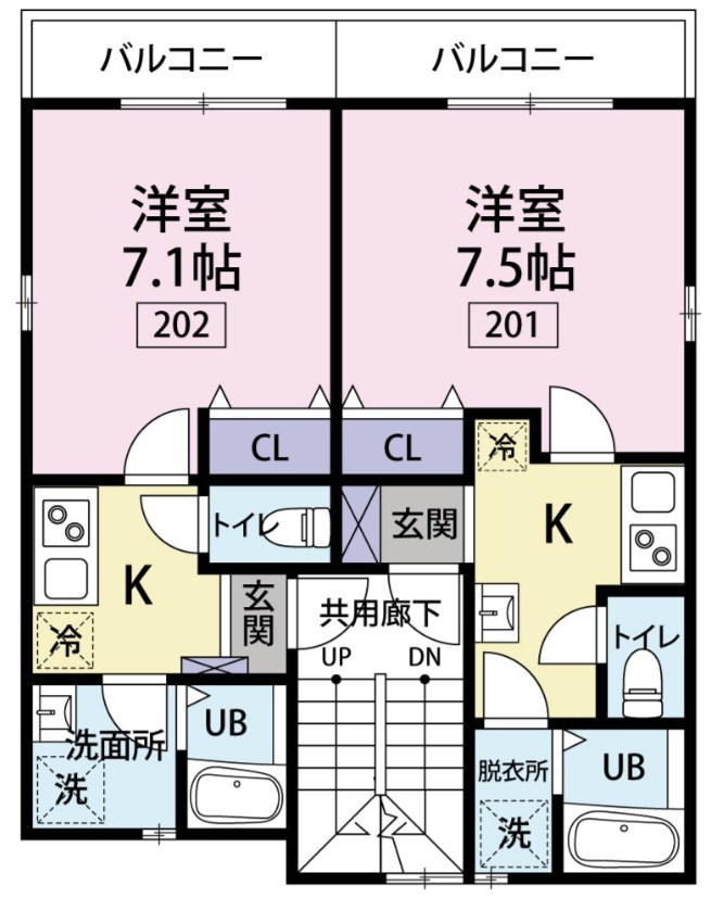 （仮称）グランシャレー小岩 間取り