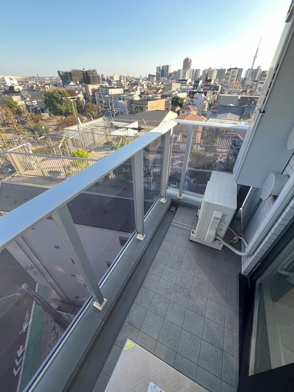 デュオステージ北千住Ⅱ  ベランダ