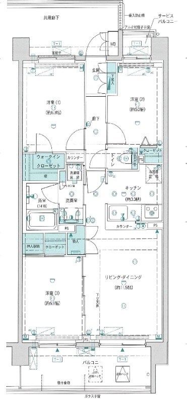 アビダス舎人テラス 間取り