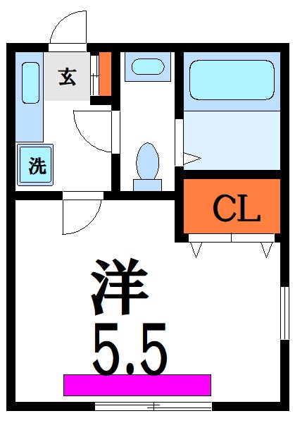 フラワーハウス野村  間取り図