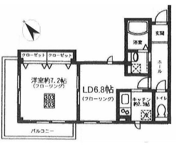 フロラシオン 間取り図