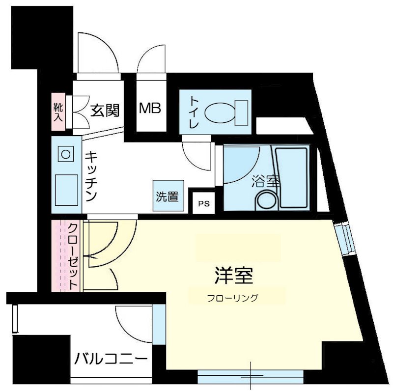 サンテミリオン東日本橋駅前 間取り