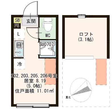 トレフェリクス新小岩 間取り