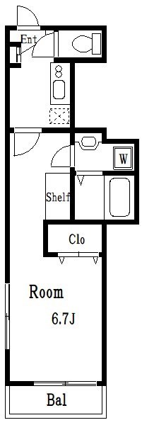 Ｐａｃｅ　Ｆｏｎｔａｎａ 間取り