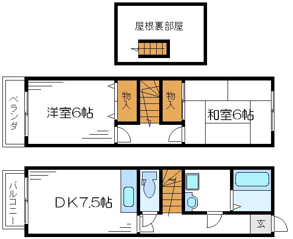 ベルモア 間取り図