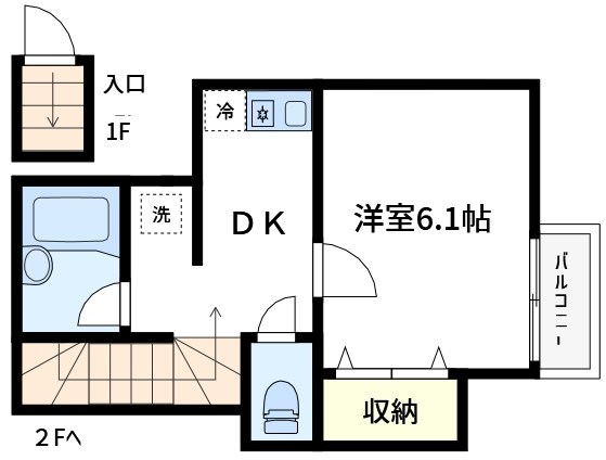メゾン石神白山  間取り図