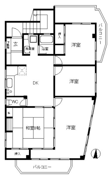 パールハイツ 間取り