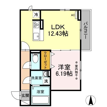 コンフォート北綾瀬  間取り