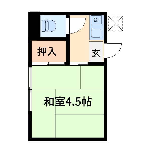 和風ハウス 1号室 間取り