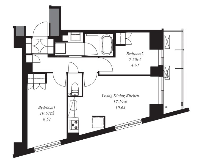 フレンシア田端南 間取り