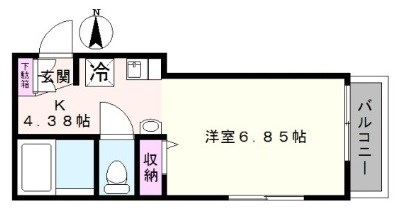 チャルテ梅島 間取り