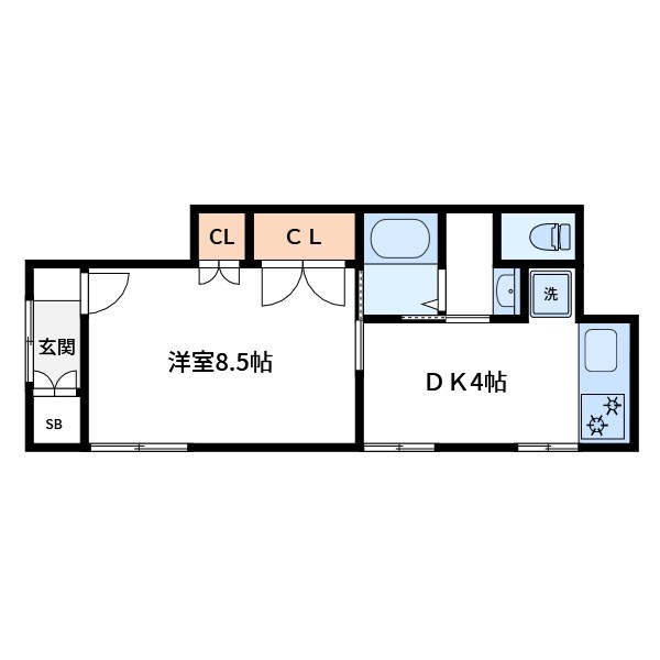 グランデ山和 間取り図