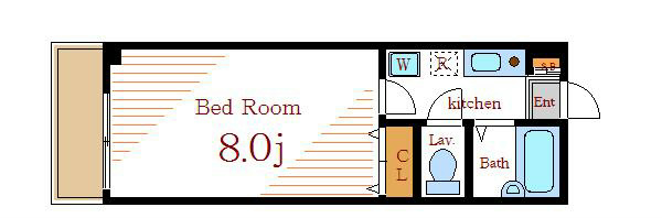 ヴィオラ 404号室 間取り