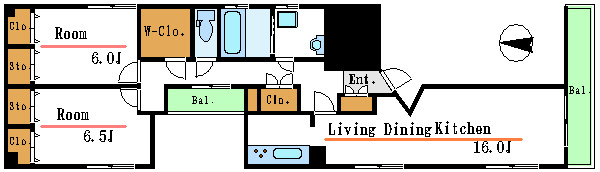 サクシード森下  間取り図