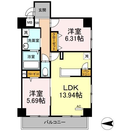 ホーリーホック 間取り図