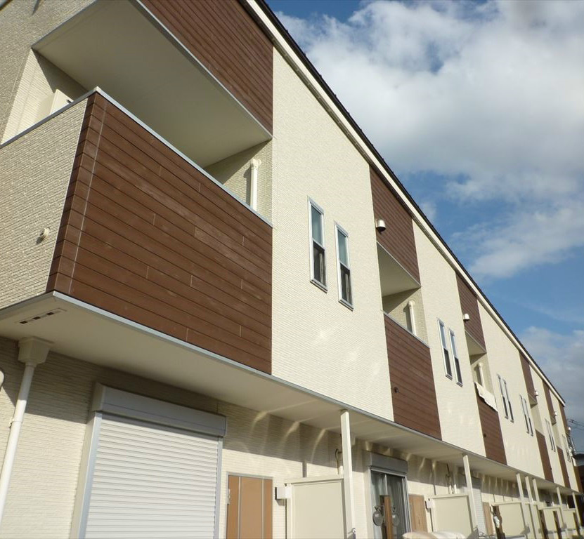 クロバーハイツA棟 外観