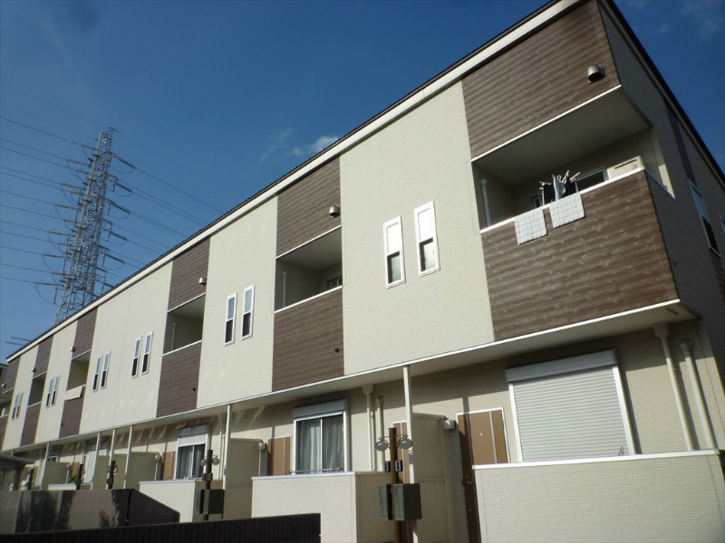 クロバーハイツA棟 ベランダ