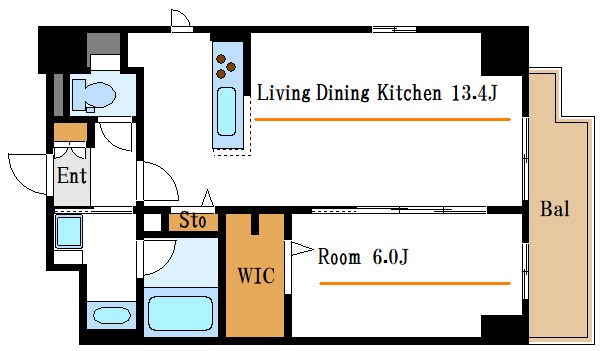 ベリエージュ門前仲町  間取り図