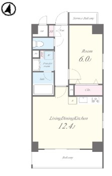 ブレイブワン 間取り