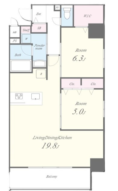 グラン クレイエル 両国 間取り図