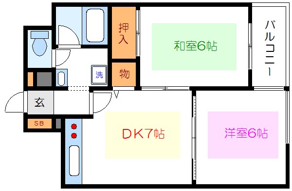 ガーデン欣志ビル 間取り図