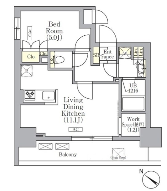 ORSUS　三ノ輪 間取り図