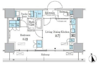 パークアクシス東陽町・親水公園 間取り図