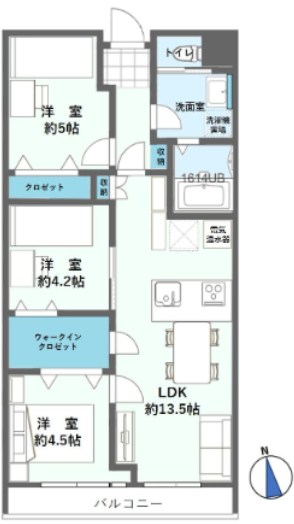 恒陽千石マンション　Ｂ棟  間取り