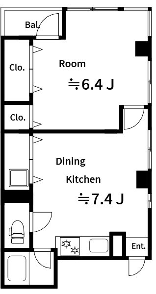 横山ビル 間取り図