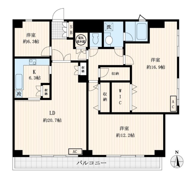岩沢第一ビル 間取り