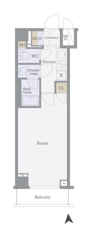 ルーブル亀戸  間取り図
