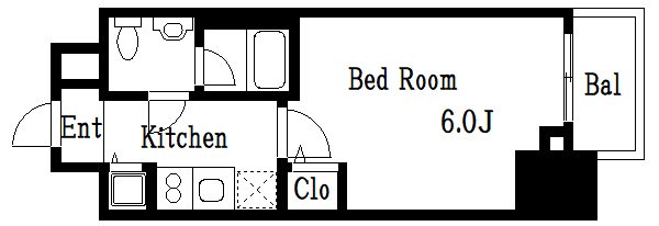 ＫＤＸレジデンス大島 間取り図