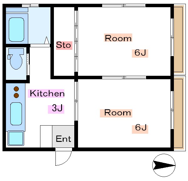 橘川ビル 間取り図
