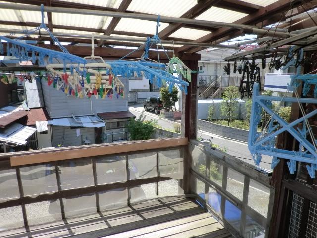 岡本荘 ベランダ