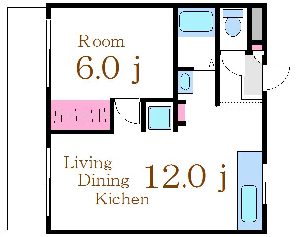 フローラ9  間取り図