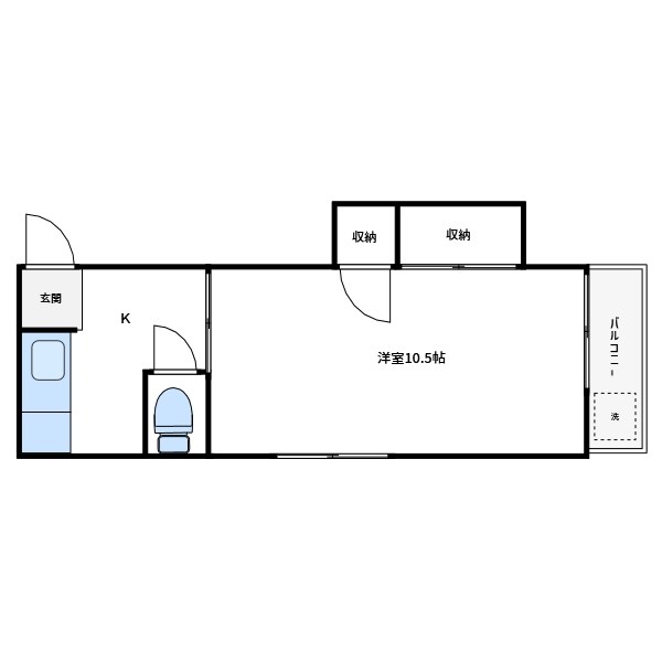 田中マンション 302号室 間取り